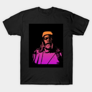 Vaporwave Genghis Khan 4212 Ulaanbaatar T-Shirt